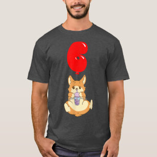 Bubble Tea Hamster - 6th Birthday - Kinder ballon T-shirt