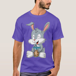 Bubble Tea Kawaii Bunny Rabbit I Boba Tea Otaku Bu T-shirt