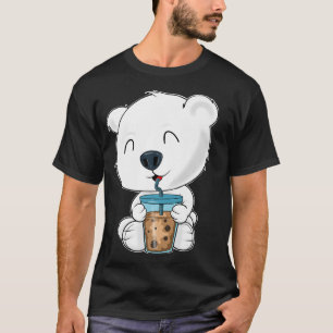 Bubble Tea Kawaii Polar Beer I Boba Tea Otaku Pola T-shirt