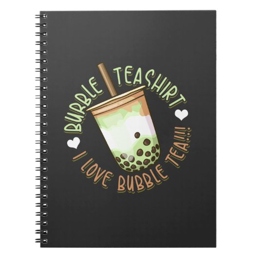 Bubble Tea Lover Boba Tea Drinker Notitieboek (Voorkant)