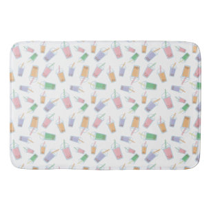Bubble Tea Mooie Boba Patroon Pastel Kawaii Badmat
