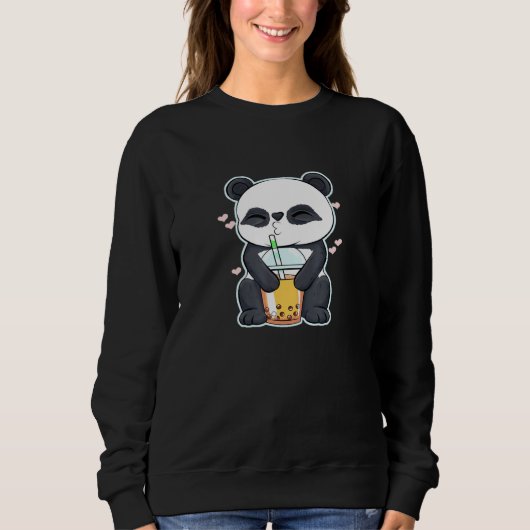 Bubble Tea Panda Trui (Voorkant)