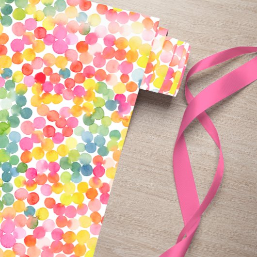 Bubble Tea Regenboog Roze Sinaasappel Groen Schatt Cadeaupapier