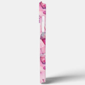Bubble tea roze paarse waterverf Naam Case-Mate iPhone Case (Achterkant / Links)