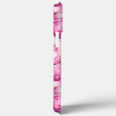 Bubble tea roze paarse waterverf Naam Case-Mate iPhone Case (Achterkant / Rechts)