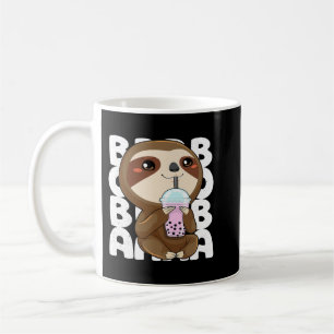 Bubble Tea Sloth Boba Tea Anime Kawaii Milk Tea Dr Koffiemok