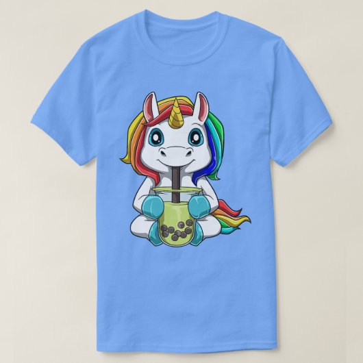 Bubble Tea Unicorn Boba Tea 528 T-shirt (Design voorkant)