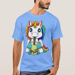Bubble Tea Unicorn Boba Tea 528 T-shirt