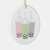 Bubble Teas Keramisch Ornament (Rechts)