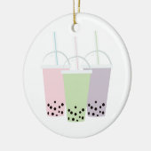 Bubble Teas Keramisch Ornament (Links)