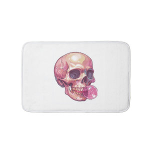 Bubble Trouble Skull – Grappig Gum Skelet Badmat