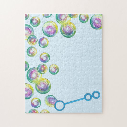 Bubble Wand Blue Legpuzzel (Verticaal)