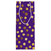 Bubble Wine Gift Bag Wijn Cadeautas (Achterkant)