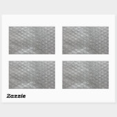 Bubble Wrap Rechthoekige Sticker (Vel)