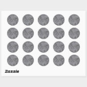 Bubble wrap ronde sticker (Vel)