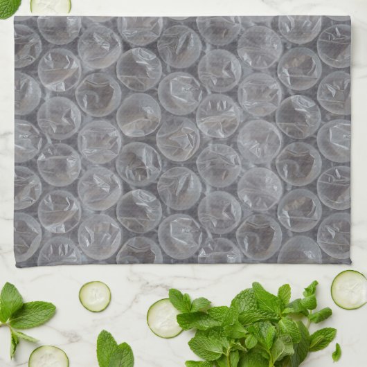 Bubble wrap theedoek (Gevouwen)