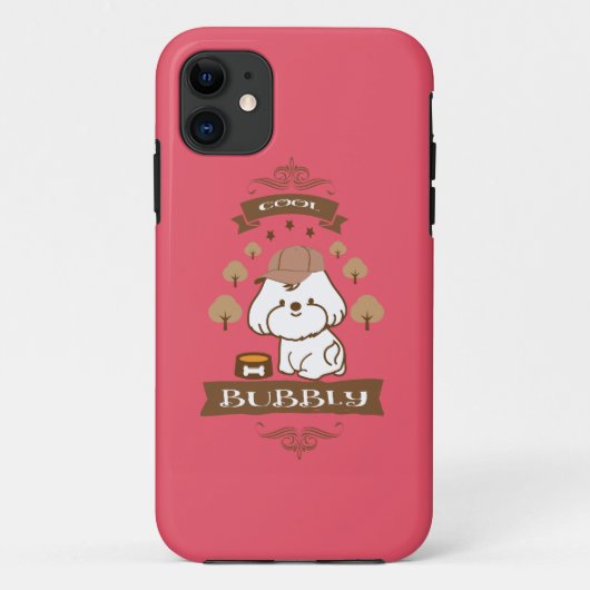 Bubble zegt dat het cool is Case-Mate iPhone case (Achterkant)