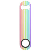 Bubblegum arc-en-ciel et bandes blanches (Dos)