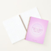 Bubblegum Aura Message Notebook Notitieboek (Binnen)