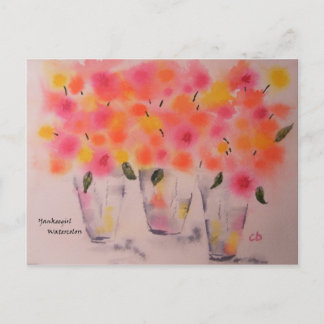 Bubblegum Blooms Briefkaart
