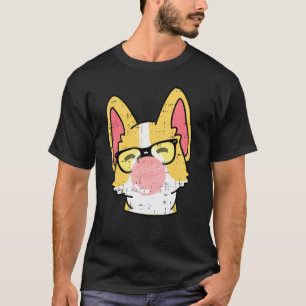 Bubblegum Corgi Schattig Dier Halloween Idee T-shirt