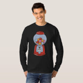 Bubblegum machine chewing gum graphic for men wome t-shirt (Voorkant volledig)