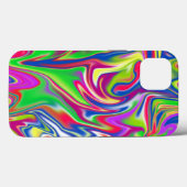 Bubblegum Marble, iPhone 13 Coque (Verso (horizontal))