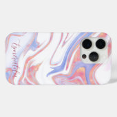 Bubblegum Marmer Case-Mate iPhone Case (Achterkant (horizontaal))