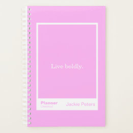 Bubblegum Pink Block Quote | Fully Customizable Planner
