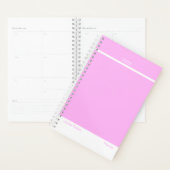 Bubblegum Pink Minimalist Planner (Display)