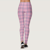 Bubblegum Pink Plaid Leggings (Achterkant)