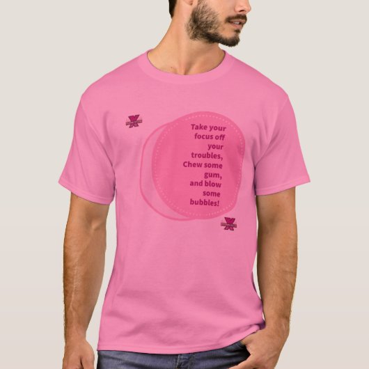Bubblegum Poetry T-shirt (Voorkant)