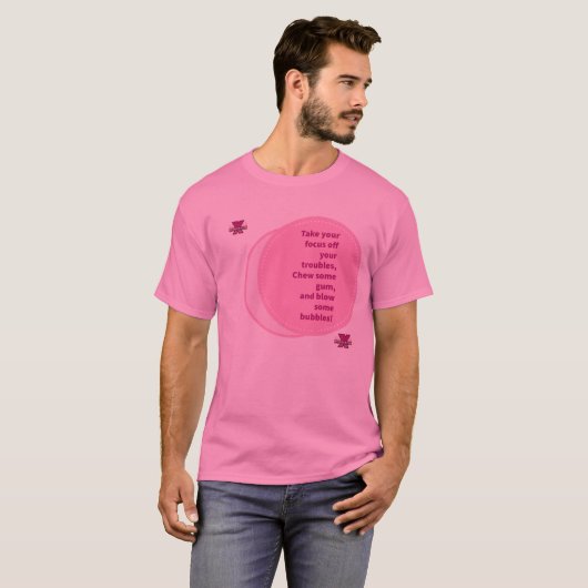 Bubblegum Poetry T-shirt (Voorkant volledig)