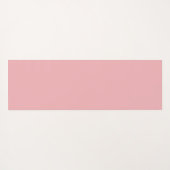 Bubblegum rose deux tons strié tapis de yoga (Dos (Horizontal))