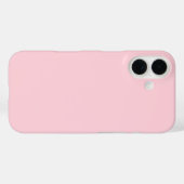 Bubblegum roze  en lekkere effen kleur Case-Mate iPhone case (Achterkant (horizontaal))