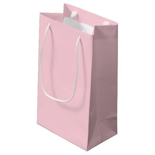 Bubblegum roze en lekkere effen kleur klein cadeauzakje (Achterkant Gekanteld)