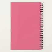 Bubblegum Roze Pickleball Gradient Persoonlijk Notitieboek (Achterkant)