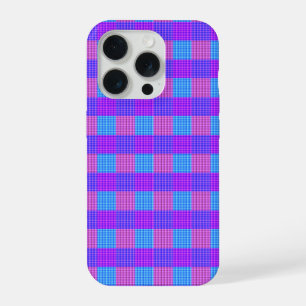 Bubblegum Tartanprint iPhone 15 Pro Hoesje