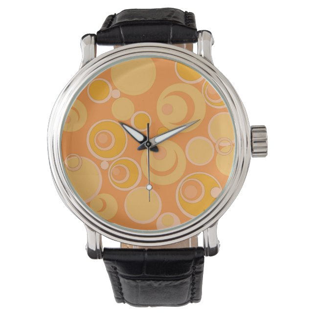 Bubblegumbelletjes overal Oranje Horloge (Voorkant)