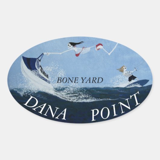 Bubblepacific bumper stickers, Bandwerf DP Ovale Sticker (Voorkant)