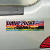 Bubblepacific bumper stickers, Dana point harbour Bumpersticker (Op auto)
