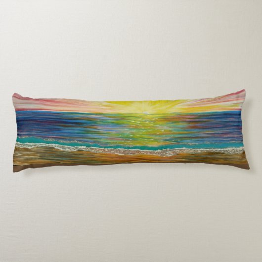 Bubblepacifische kussens, golven aan twee zijden g lichaamskussen (Achterkant)