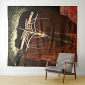 Bubblepacifische wandtapijten wandkleed (In Situ (horizontaal))