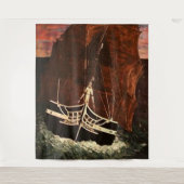 Bubblepacifische wandtapijten wandkleed (Voorkant)