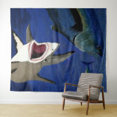 Bubblepacifische wandtapijten wandkleed (In Situ (horizontaal))