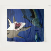 Bubblepacifische wandtapijten wandkleed (Voorkant (horizontaal))