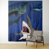 Bubblepacifische wandtapijten wandkleed (In situ)