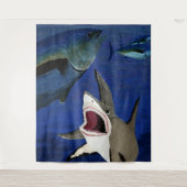 Bubblepacifische wandtapijten wandkleed (Voorkant)