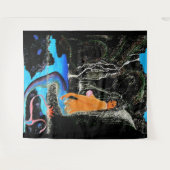 Bubblepacifische wandtapijten wandkleed (Voorkant (horizontaal))