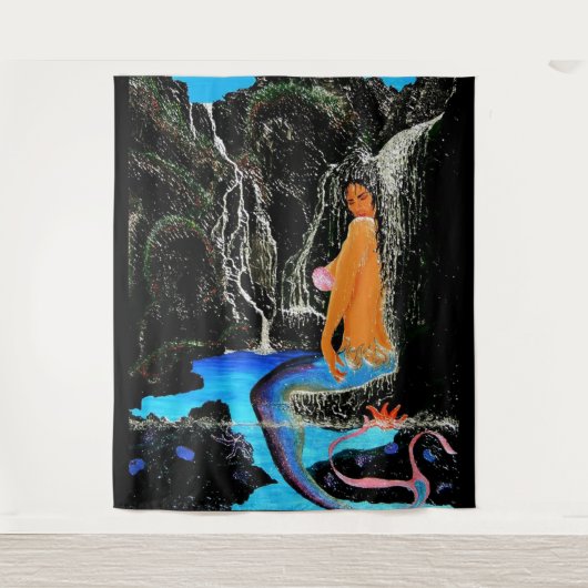 Bubblepacifische wandtapijten wandkleed (Voorkant)